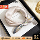 MITHAOL KUSC真絲絲巾桑蠶絲100%絲綢女士方巾生日禮物送媽媽婆婆 淡雅花鳥【代寫賀卡 禮盒包裝】 正方形53cm*53cm