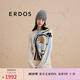 ERDOS 趣味提花圓領(lǐng)羊毛羊絨針織衫寬松厚款毛衣女套衫羊絨 白 165/84A/M