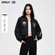 ONLY春夏NBA聯(lián)名款潮流三防短款棒球服外套女|124136021 H1Z 黑色 S (160) 80A