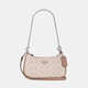 蔻馳（COACH）Teri19奢侈品女包女士單肩斜挎包奶茶色CW323SVPWH 送女友禮物