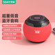 索愛（soaiy）S35藍牙音響便攜式高音質低音炮大音量高顏值超長續(xù)航家用小型無線桌面迷你小鋼炮車載戶外騎行 慕斯紅max丨金屬振膜丨屏顯