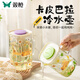 雙槍卡皮巴拉玻璃冷水壺大容量泡茶壺家用水杯儲(chǔ)水耐高溫涼水壺 【呆萌水豚】1.5L壺紫蓋-贈(zèng)杯刷