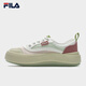 FILA 斐樂(lè)官方女鞋楊冪同款摩登帆布鞋2024夏季新款水母鞋時(shí)尚休閑鞋 桃色粉/新薄荷綠-CS 37.5