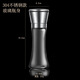 博億歐日式胡椒研磨器廚房家用304不銹鋼手動(dòng)現磨海鹽粒黑胡椒粉研磨瓶 大號研磨器【304+玻璃瓶身】