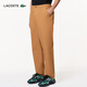 LACOSTE法國鱷魚(yú)男裝男士長(cháng)褲純棉舒適簡(jiǎn)約日常休閑運動(dòng)褲|XH7004 IT5/沙棕色 4 /175