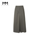 麥檬MM麥檬商場(chǎng)同款23年秋冬新款簡(jiǎn)約a字長(cháng)款半身西裝裙女5EA140881 深軍綠 M