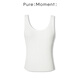 Pure:Moment:商場(chǎng)同款休閑白色打底針織背心女4996131021Q 本白色 M