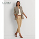 LAUREN RALPH LAUREN 拉夫勞倫 女裝經(jīng)典款雙面彈力長(cháng)褲RL60701 270-棕色 S (4)