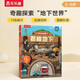 揭秘地下（3-6歲少兒科普翻翻書）樂樂趣童書揭秘系列兒童啟蒙科普立體書  