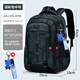 派格威新款初中生高中生書(shū)包男大容量中學(xué)輕便減負護脊雙肩包小學(xué)生背包 中號迷彩色+送掛飾