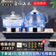 開(kāi)品底部全自動(dòng)上水茶具燒水壺 凈水器款電熱茶爐功夫電熱水壺 多尺寸選擇嵌入式茶臺一體茶桌套裝 1L 金色尺寸23X37CM燒水-煮杯 桶水款