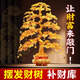 福光普照（FUGUANGPUZHAO）發(fā)財(cái)樹擺件搖錢樹金錢樹鋁線手工喬遷新居店鋪公司開業(yè) 金錢發(fā)財(cái)樹35cm【送配飾+底座】