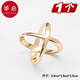 番易15Y環(huán)簡(jiǎn)約型小方巾絲巾扣女配飾披肩衣角打結扣絲巾扣 金色 1個(gè)