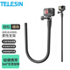 TELESIN大疆a(chǎn)ction4 5八爪魚(yú)掛脖insta360柔性支架適配gopro12支架運動(dòng)相機八爪魚(yú)gopro11 10獨角三腳架 柔性支架八爪魚(yú)