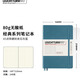 德國燈塔LEUCHTTURM1917 A5中開硬封皮筆記本 80g無酸紙 高端商務(wù)本 中開點(diǎn)格石灰藍(lán) 禮品禮物