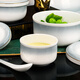 國(guó)玥骨瓷蒸蛋碗景德鎮(zhèn)保鮮碗家用陶瓷帶蓋雞蛋羹碗可微波燉蛋蒸菜飯盒 漸變灰4英寸帶蓋蒸蛋碗1個(gè)