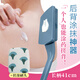 后背抹藥神器后背涂抹乳液工具涂擦身體乳刷背部涂藥擦藥皮膚抹藥 銀杏藍抹藥神器(配1套搓澡布)