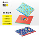 KACO&SMILEYWORLD聯(lián)名款B5無線裝訂本8mm點(diǎn)線筆記本子記事本學(xué)生用40張/本3本裝