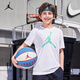 NIKE JORDAN 耐克AJ童裝男童DRI-FIT速干短袖T恤2025夏季兒童運動(dòng)上衣 白色/葉柵色【速干科技】 150 /72 【建議身高140-152cm】