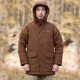 mont·bell戶外秋冬連帽650蓬鴨絨中長款保暖羽絨服男款外套 1101547 卡其色 KH XL