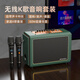 山水（SANSUI）手提便攜式廣場(chǎng)舞音響家用戶(hù)外移動(dòng)藍牙無(wú)線(xiàn)k歌音響大功率低音炮會(huì )議室擴音器 E12綠色 雙U段話(huà)筒+3D立體音效