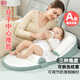 9i9嬰兒防吐奶斜坡墊枕頭新生兒寶寶哺乳枕輔助喂奶枕輕氧綠0-36個月