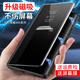 德曼尼 DAYMONY榮耀X60手機殼榮耀X60pro磁吸翻蓋式honor保護套X50系列X50pro素皮新款全包防摔X50gt外殼男女款 玄巖黑（素皮磁吸 翻蓋接聽）+膜 榮耀X60pro
