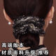 芠拉發(fā)圈滿星鑲嵌法式雙層歐根紗甜美氣質(zhì)頭花扎頭發(fā)頭繩女 高端版本-滿天星歐根紗發(fā)圈 A26-301