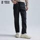 利郎【威化太陽(yáng)能】牛仔褲男底抓絨柔軟保暖透氣長(cháng)褲32/82A