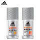 阿迪達(dá)斯走珠凈爽香體液止汗露 勁能50ml+暢爽50ml【男士】