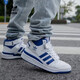 阿迪達斯 （adidas）休閑鞋男鞋女鞋秋季新款運動(dòng)鞋三葉草魔術(shù)貼高幫板鞋FY4976 FY4976白藍 40.5