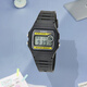 卡西歐（CASIO）學(xué)生時(shí)尚運(yùn)動(dòng)手表簡(jiǎn)約復(fù)古小方塊腕表F-91W-1D 3D F94WA-8 電子表 F94 黃色 【附加貼膜】