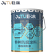 巨涂 醇酸調(diào)和漆 防銹漆金屬漆鋼結(jié)構(gòu)鐵欄桿工程防腐油漆 10KG 銀灰