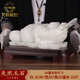 梵蒂威仕天然玉石金蟾擺件招財三足蟾蜍新店開(kāi)業(yè)禮品家居客廳辦公室裝飾品大號招財金蟾（長(cháng)36厘米重23斤）