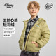 迪士尼（DISNEY）男童輕薄羽絨服耐臟油污90白鴨絨兒中大童衣服24冬DB431KE05綠150