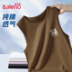班尼路（Baleno）純棉背心男夏季透氣基礎(chǔ)款運(yùn)動(dòng)健身吸汗籃球?qū)捤砂俅钚蓍e坎肩汗衫
