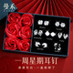 曼禾（MANHE）S925銀一周耳釘禮盒女士耳環(huán)耳飾墜生日七夕情人節(jié)禮物送女生朋友