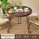 絲竹閣便攜茶幾圍爐煮茶家用戶(hù)外陽(yáng)臺折疊實(shí)木創(chuàng  )意小型結實(shí)耐用桌子泡茶 雞翅木色 60-55款（搶完下架）