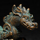 流失海外的國寶古燕國青銅翼龍擺件 國寶回家 博物館河北博物院