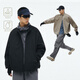 熊貓·本夾克立領(lǐng)防潑水外套男純色休閑拉鏈情侶外套百搭寬松戶(hù)外行政夾克 黑色「立領(lǐng)·輕享版 」 M
