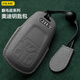ESCASE奧迪汽車(chē)鑰匙套A4L A3 A6LA5扣殼Q2L Q3 Q5L Q8 翻毛皮B款灰