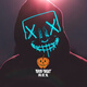 賽博朋克面具發(fā)光帥氣全臉恐怖電子炫酷動(dòng)漫周邊科技感面罩萬(wàn)圣節 人類(lèi)清除計劃【冰藍光】