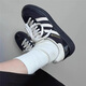 阿迪達(dá)斯 （adidas）三葉草板鞋女鞋 HANDBALL SPEZIAL 經(jīng)典運(yùn)動(dòng)板鞋德訓(xùn)鞋「T頭鞋」 JP5669/黑白鋼琴鍵 38.5