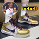 耐克（NIKE）【嚴(yán)選好物】 Zoom Kobe4 ZK4 科比4 復(fù)刻男子低幫實(shí)戰(zhàn)籃球鞋 金牌FQ3544-100 43