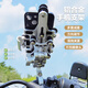 邁駱騎摩托車手機支架防震鋁合金機車導(dǎo)航支架減震摩旅騎行手機固定架電動踏板車橫豎屏旋轉(zhuǎn)防水手機架 銀色-旗艦車把/橫桿款【720°萬向調(diào)節(jié)】