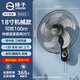 揚(yáng)子揚(yáng)子電風(fēng)扇制冷掛墻壁扇渦輪工業(yè)家用大風(fēng)力宿舍超靜音壁掛式風(fēng)扇商用臥室一級(jí)能效 18英寸塑葉機(jī)械款+銅芯電機(jī)