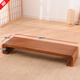 妙意軒 日式燒桐木坐踏實(shí)木矮凳矮榻腳踏榻榻米小炕幾榻榻米飄窗坐榻 淺棕色色長(cháng)100寬30高15