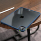 米斯登蘋(píng)果iPad Pro平板電腦保護套2025款11英寸13簡(jiǎn)約撞色透明air6外殼輕薄便攜無(wú)蓋單后殼可磁吸觸控筆 藍色【明盾撞色殼】 iPad Air6 2024款 (11英寸 )