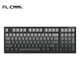 腹靈FL980V2Pro 有線(xiàn)/藍牙/2.4G/三?？椭苹瘷C械鍵盤(pán)辦公游戲RGB燈光熱插拔PBT FL980V2Pro LS版-黑面墨影側刻 TTC快銀軸V2