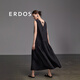 ERDOS 春夏寬松度假風(fēng)一衣多穿時(shí)尚休閑顯瘦長(zhǎng)裙女連衣裙 黑 M 160/84A